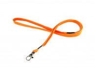 12 mm tube polyester lanyard w/ metal dog hook & breakaway feature (pack of 100)