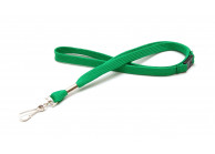 12 mm tube polyester lanyard w/ swivel hook & breakaway feature (pack of 100)