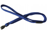 12 mm tube polyester lanyard w/ no twist hook & breakaway feature (pack of 100)