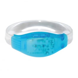 Bracelet lumineux LED avec activation sonore (à l'unité)