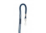 Rundes Lanyard mit Metall-Simplexhaken und Sicherheitsverschluss (100 Stück)