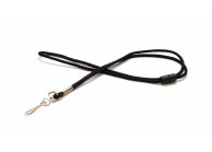 Rundes Lanyard mit Metall-Simplexhaken und Sicherheitsverschluss (100 Stück)