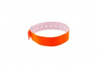 Vinyl plastic L-type wristband - glossy (pack of 100)