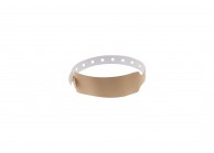 Plastic vinyl wide-face type wristband - matt (pack of 100)