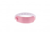 Plastic vinyl wide-face type wristband - matt (pack of 100)