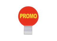 Promo badge + cristal fixing clip