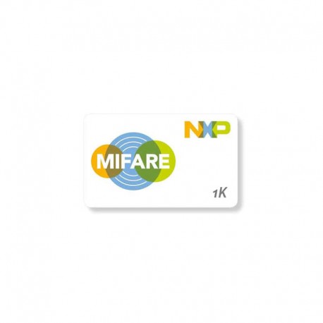 Pack of 100 MIFARE® Classic White PVC printable cards