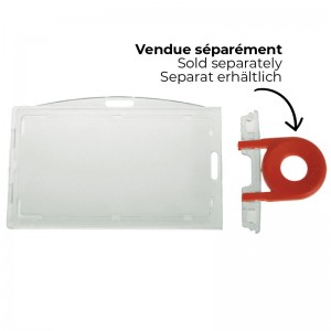 Kartenhalter Hartplastik wiederverschließbar - PB-Lock (100 Stück)