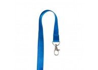 Schlüsselband Lanyard aus Satin, mit Metall-Karabinerhaken (100 Stück)