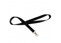 Schlüsselband Lanyard aus Satin, mit Metall-Karabinerhaken (100 Stück)