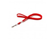 12 mm tube polyester lanyard with swivel hook (pack of 100)