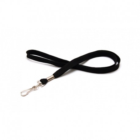 12 mm tube polyester lanyard with swivel hook (pack of 100)