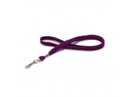 12 mm tube polyester lanyard with swivel hook (pack of 100)