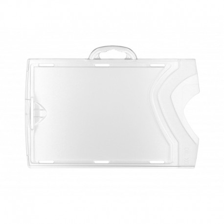 Transparent badge holder - landscape - IDX 110 (pack of 100)