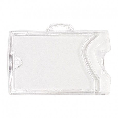 Porte-badge rigide 2 en 1 - horizontal et vertical IDX