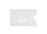 Transparent PVC card holder for 1 card - IDP80 (pack of 100)