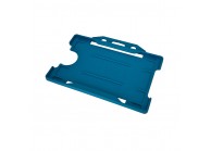 Porte-badges en plastique détectable bleu - horizontal (lot de 100)