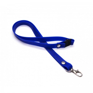 Silicone lanyard w/ breakaway feature - easy cleaning (pack of 100)