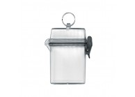 Clear plastic waterproof case with key ring - Clearbox (pack of 10)