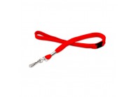 12 mm tube polyester lanyard w/ swivel hook & breakaway feature (pack of 100)