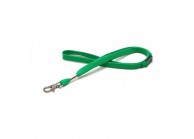 12 mm tube polyester lanyard w/ metal dog hook & breakaway feature (pack of 100)