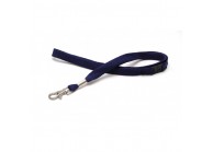 12 mm tube polyester lanyard w/ metal dog hook & breakaway feature (pack of 100)