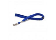 12 mm tube polyester lanyard w/ metal dog hook & breakaway feature (pack of 100)