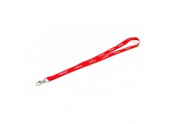 15 mm "VISITEUR" pre-printed lanyard with nickel-plated dog hook (pack of 100)