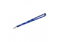 15 mm "VISITEUR" pre-printed lanyard with nickel-plated dog hook (pack of 100)