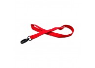 15 mm ribbed polyester lanyard with plastic hook (pack of 100)