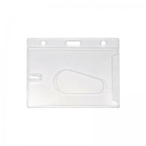 Frosted badge holder for 1 card - IDS63 (Pack of 100)