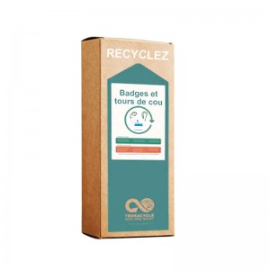 Recycling-Box für Ausweishalter, Lanyards und Befestigungen - Mittlere Größe (pro Einheit)