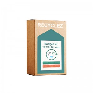 Recycling-Box für Ausweishalter, Lanyards und Befestigungen - Kleine Größe (pro Einheit)