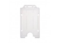 Porte-badge en plastique biodégradable pour 1 carte – horizontal (lot de 100)