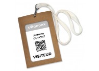 Porte-Badge A6 en carton écologique (lot de 100)