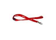 Sicheres, flaches Lanyard 15 mm mit Vordruck "VISITEUR" (100 Stück)