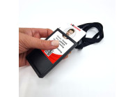 All-in-One Retractable Lanyard + Badge Holder (Pack of 50)