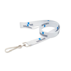 15 mm personalisiertes Satin-Schlüsselband (100 Stk)