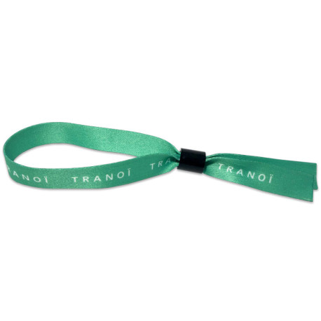 Personalized Satin Wristband with secure clasp (pack of 100)