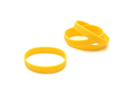 Silicone wristbands - without marking - adult size (pack of 100)