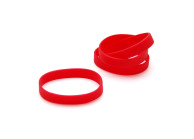 Silicone wristbands - without marking - adult size (pack of 100)