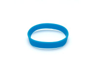 Silicone wristbands - without marking - child size (pack of 100)