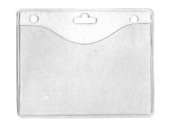 Thick vinyl badge holder - IDS34 (pack of 100)