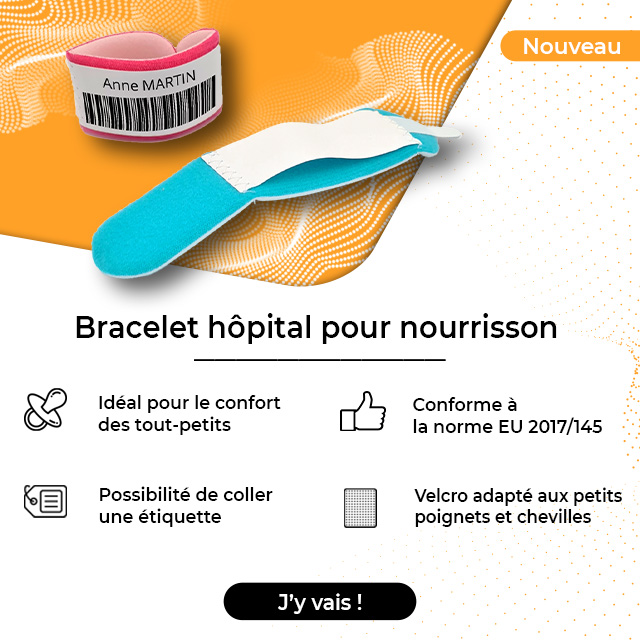 Bracelet hôpital pour nourrisson