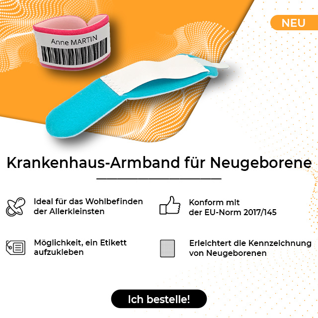 Krankenhaus-Armband  für Neugeborene